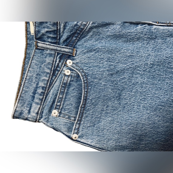 COPY - Madewell the perfect vintage wide-leg Jean in harden wash button fly edi… - Picture 6 of 16